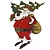 Tim Holtz Sizzix Tim Holtz Thinlits Die Set 18PK Woodland Santa, Colorize