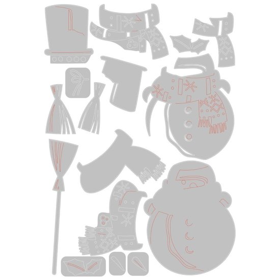 Tim Holtz Sizzix Tim Holtz Thinlits Die Set 16PK Winston, Colorize