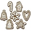 Tim Holtz Sizzix Thinlits Die Set Tim Holtz Christmas Cookies 14 pcs.