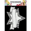 DDBD Dutch Doobadoo Snij Stencil Star banner