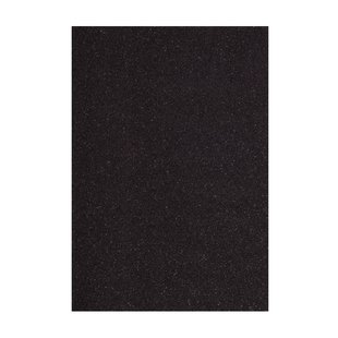 Foam vel glitter 2mm 22x30cm Zwart