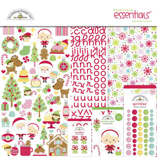 Doodlebug Design Essentials Kit Night Before Christmas