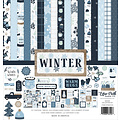Echo Park Echo Park 12x12 Inch Collection Kit 12 double sided sheets 1 sticker sheet Winter