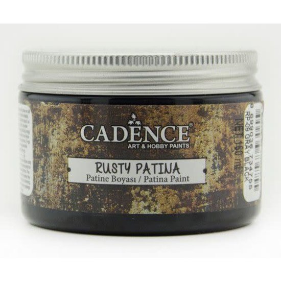 Cadence Cadence Rusty Patina verf 150ml Grijs Zwart