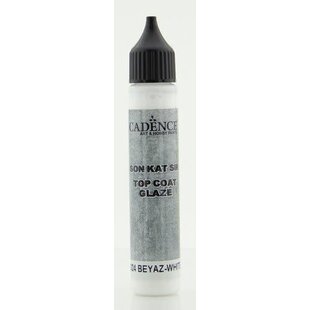 Cadence Top Coat Glaze voor Beton effect 25 ml Wit