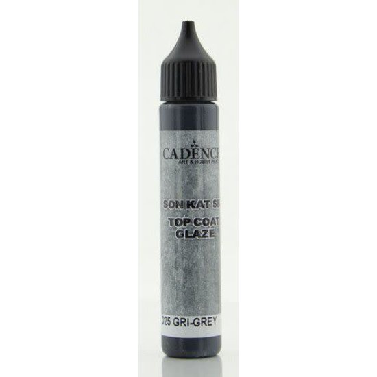 Cadence Cadence Top Coat Glaze voor Beton effect 25 ml Grijs