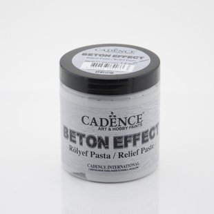 Cadence Beton Effect Relief Pasta 250 ML Grijs