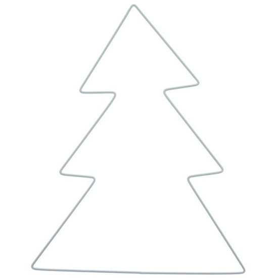 Stafil SpA Metalen Kerstboom Wit 28x23cm