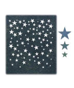 Sizzix Tim Holtz Thinlits Dies 4 Dies Falling Stars