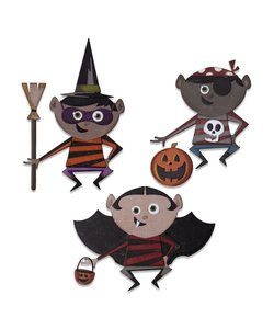 Sizzix Tim Holtz Thinlits Dies 18 Dies Trick or Treater