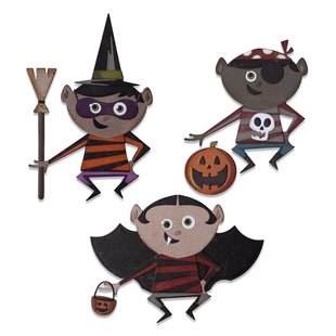 Sizzix Tim Holtz Thinlits Dies 18 Dies Trick or Treater
