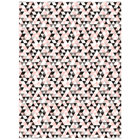 Decopatch Vel Decopatch Papier Patroon Geometrische Driehoeken Zwart/Wit/Zalm/Roze/Grijs