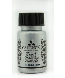 Cadence Dora Metallic verf 50 ml Silver