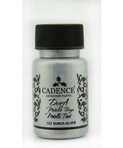 Cadence Dora metallic verf 50 ml Silver