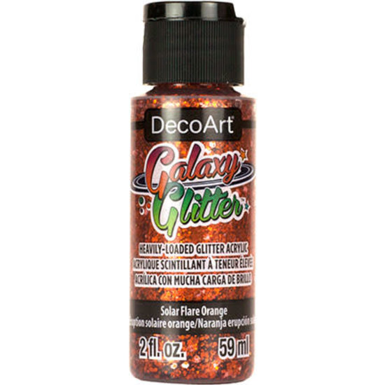 Deco Art DecoArt Galaxy Glitter 59ml Solar Flare Orange