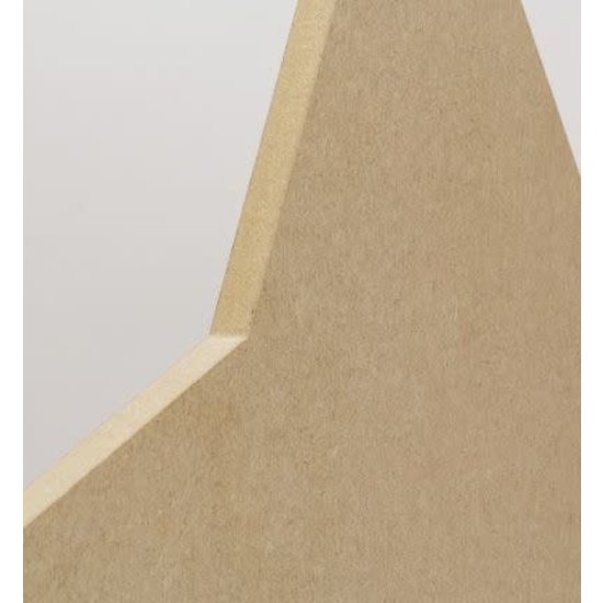 Pronty MDF Ster groot 438 x 420 x 9mm