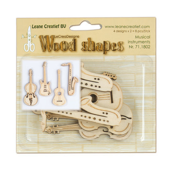 Leane Creatief Leane Creatief wood shapes Musical instruments