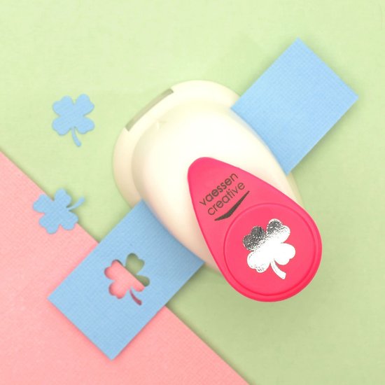 Vaessen Creative Vaessen Creative Figuurpons Small 5/8" - 1,5cm. Klaver vier