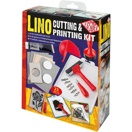 Essdee Essdee Lino Cutting & Printing Set 23-delig