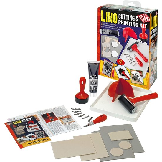 Essdee Essdee Lino Cutting & Printing Set 23-delig