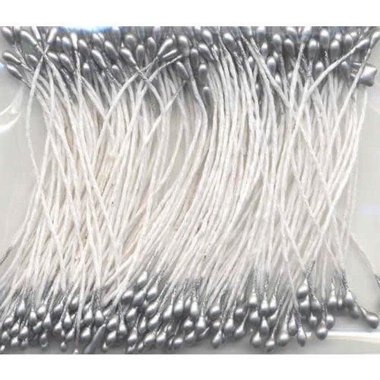 Hobby & Crafting Fun Meeldraden parel 1 mm. 144 pc. Zilver