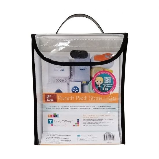 Totally-Tiffany Totally Tiffany Punch Pack Store and Go Bag opbergsysteem 2" large 21,6x28x5,1 cm