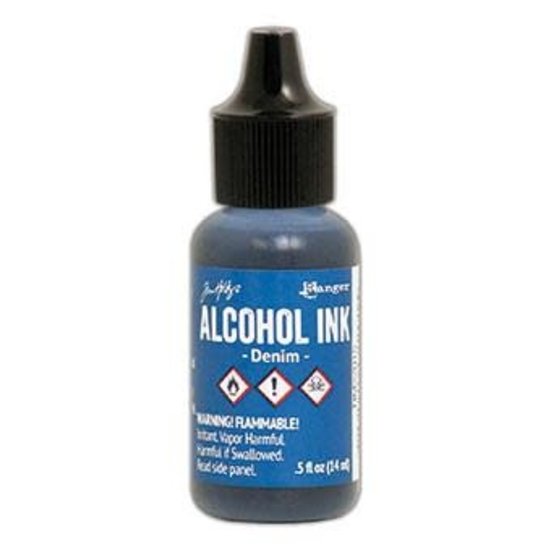 Tim Holtz Ranger Alcohol Ink Earth Tones 14 ml. Denim
