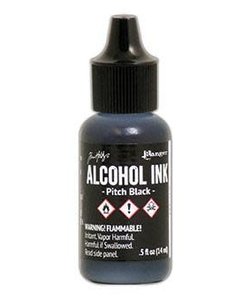 Ranger Alcohol Ink Earth Tones 14 ml. Pitch Black