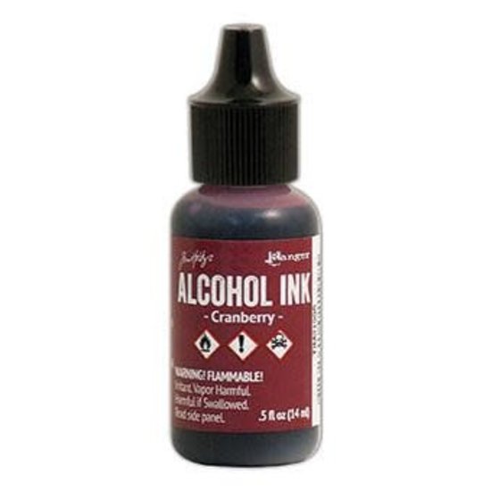 Tim Holtz Ranger Alcohol Ink Earth Tones 14 ml. Cranberry