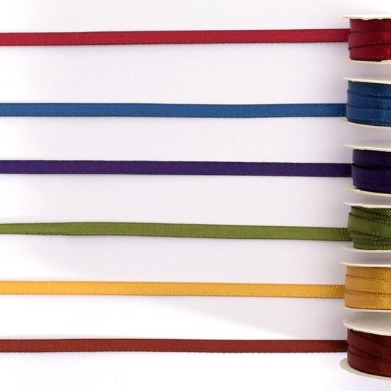 Darice Satijnen lint Set 6 Kleuren 3mmx2m Herfst