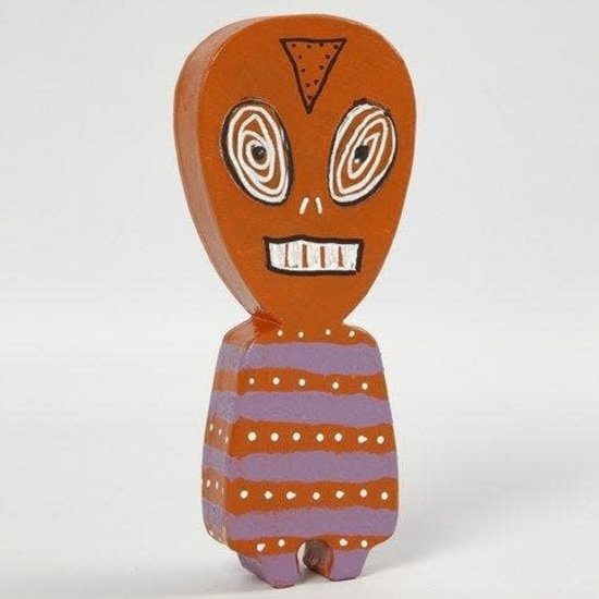 Creotime Kartonnen 3D Figuur Raket 18  cm. hoog 2,5 cm. dik