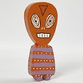 Creotime Kartonnen 3D Figuur Alien 18  cm. hoog 2,5 cm. dik