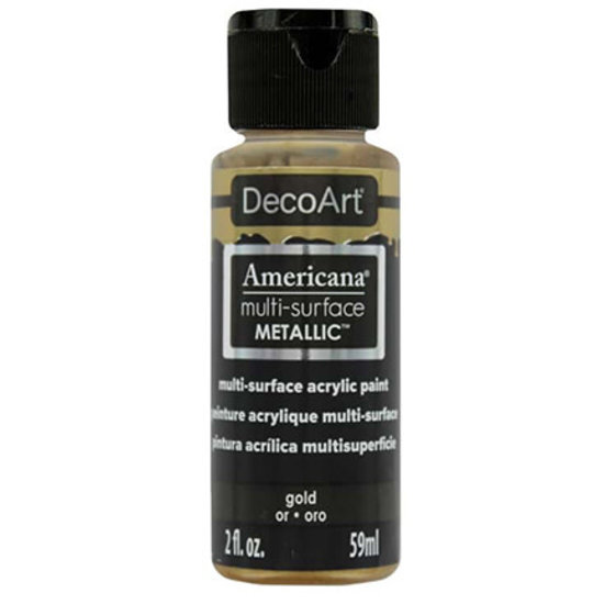 Deco Art DecoArt Multi-surface acrylics Metallics 59ml  Gold