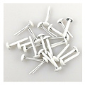 Nellie's Choice Brads Splitpennen Nellie's Choice Floral 3 mm. 40 st. Wit