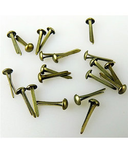 Brads Splitpennen Nellie's Choice Floral 3 mm. 40 st. Old-Gold