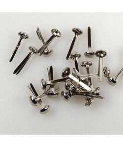 Brads Splitpennen Nellie's Choice Floral 3 mm. 40 st.  Zilver