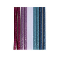 Rayher Rayher Lijmpatronen Glitter Ø 7 mm. Lengte 10cm Kleuren Assorti 10 st.