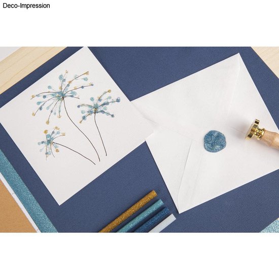 Rayher Rayher Lijmpatronen Glitter Ø 7 mm. Lengte 10cm Kleuren Assorti 10 st.