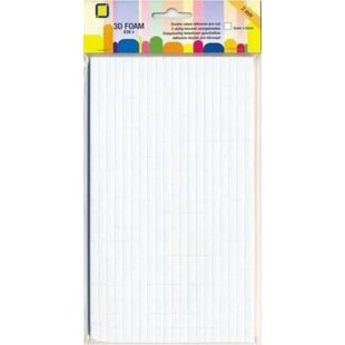 JeJe 3D Foam Dots 5 x 5 x 2 mm Wit 836st