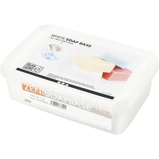 Basis Zeep Voor Zeepgieten Wit, 1 kg.