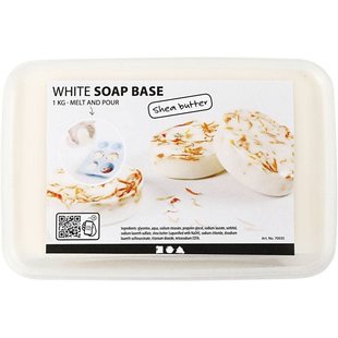 Basis Zeep Voor Zeepgieten Shea Butter, 1 kg.