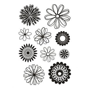 Silicone Stempels, Bloemen