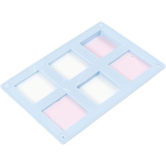 Creotime Silicone Vorm Voor Zeepgieten H: 2,5cm L: 21,5cm B: 14,5cm