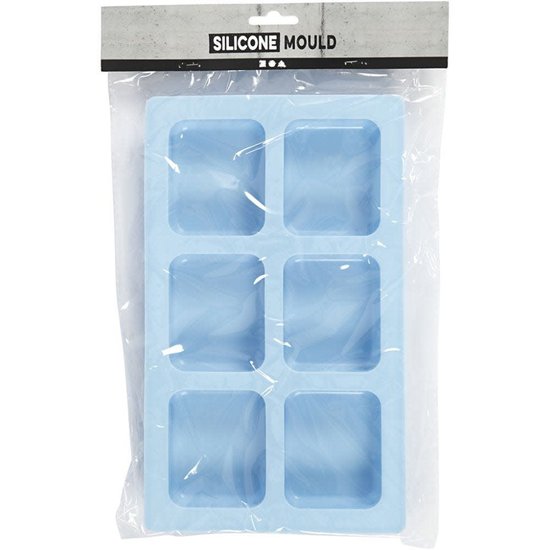 Creotime Silicone Vorm Voor Zeepgieten H: 2,5cm L: 26cm B: 15,5cm