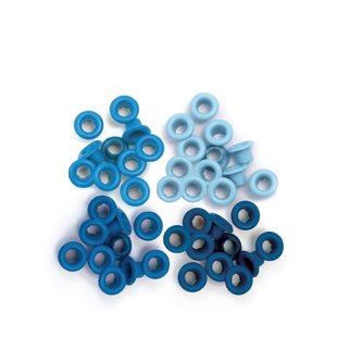 We R Memory Keepers Standard Eyelets 0,5 cm. 60 st Blue