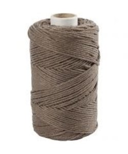 Macramé Koord 2mm 198m 330g Lichtbruin