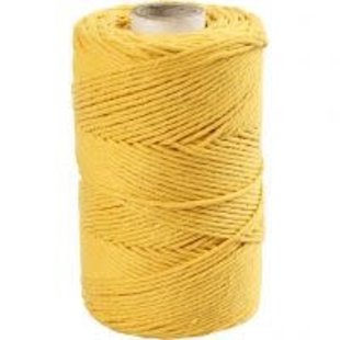 Macramé Koord 2mm 198m 330g Geel