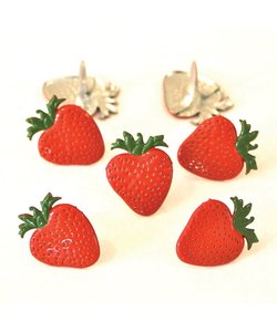 Brads Splitpennen Strawberry, 12 pcs.