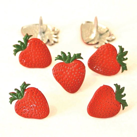 Brads Splitpennen Strawberry, 12 pcs.