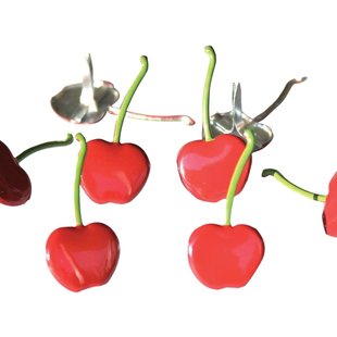 Brads splitpennen Cherry red, 12 pcs.